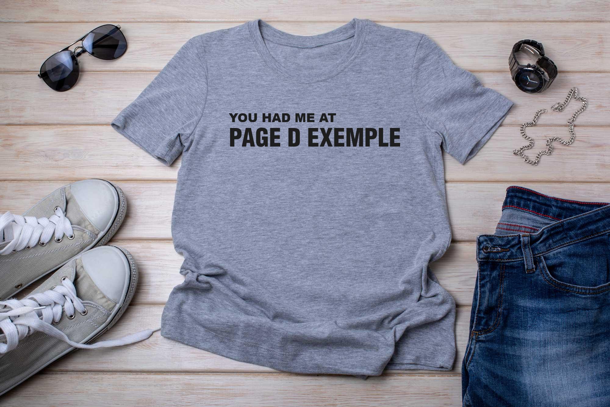 Aperçu T-shirt